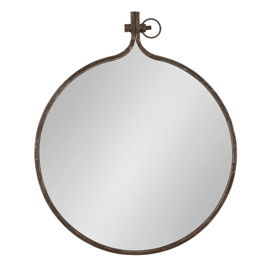 Modern Round Wall Mirror, Decorative Circular Accent Mirror for Living Room, Bedroom and Entryway