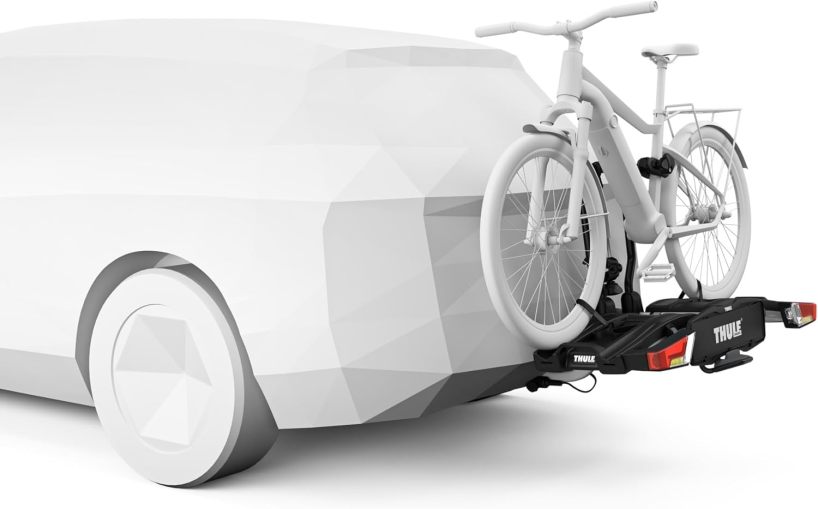 Towbar Bike Rack for 2 Bikes, Silver