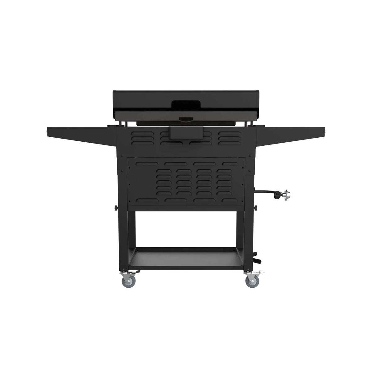 28-Inch 2-Burner Griddle with Electric Air Fryer and Hood