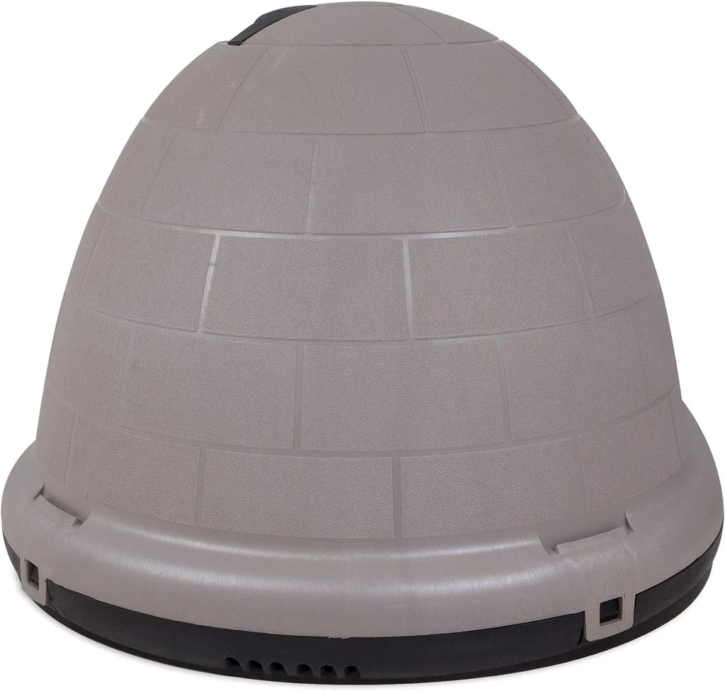 XL Igloo Dog House for 90–125 Lb. Dogs, All-Weather Pet Shelter, Made in USA