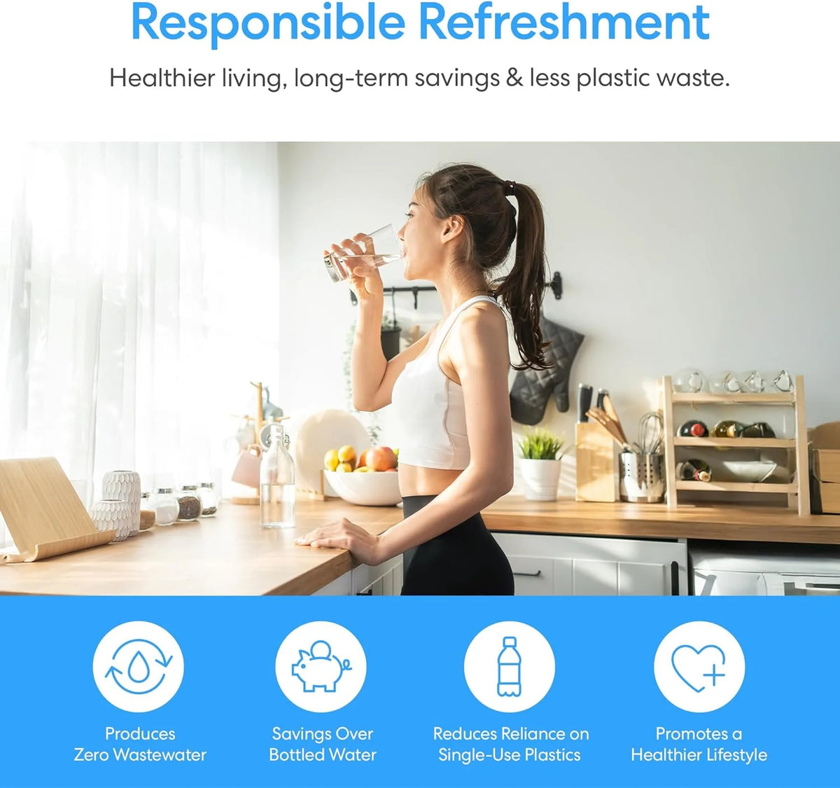 Bottom Loading Water Cooler Dispenser – 3 Temp Settings with Child Safety Lock & LED Empty Alert
