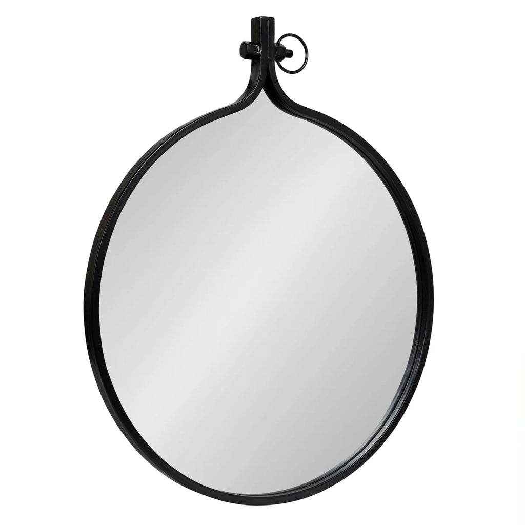 Modern Round Wall Mirror, Decorative Circular Accent Mirror for Living Room, Bedroom and Entryway