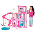 Dollhouse Playset with Slide, 10 Play Areas and 75+ Accessories