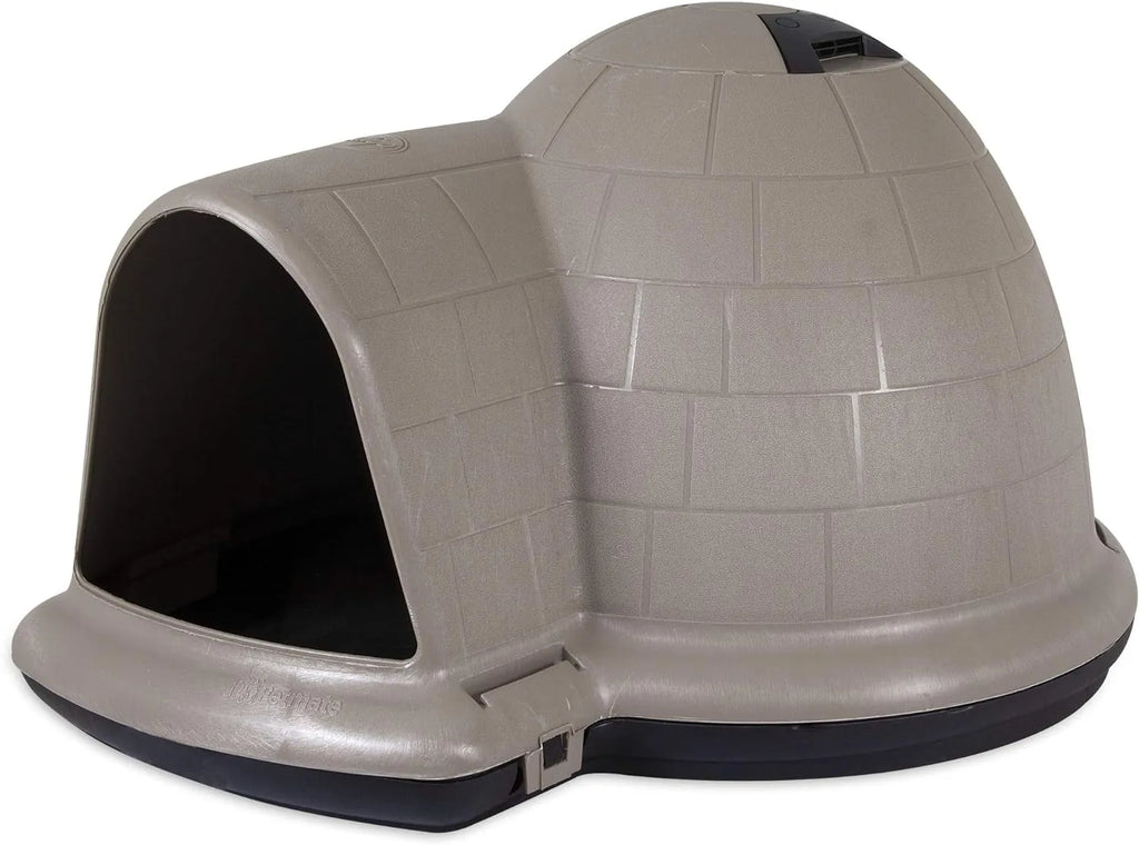 XL Igloo Dog House for 90–125 Lb. Dogs, All-Weather Pet Shelter, Made in USA