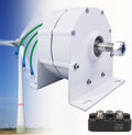 12,000W Low-RPM Permanent Magnet Generator, 12V/24V/48V/120V/220V Gearless Generator Motor for Wind Turbine, Water Turbine and DIY Power Generation