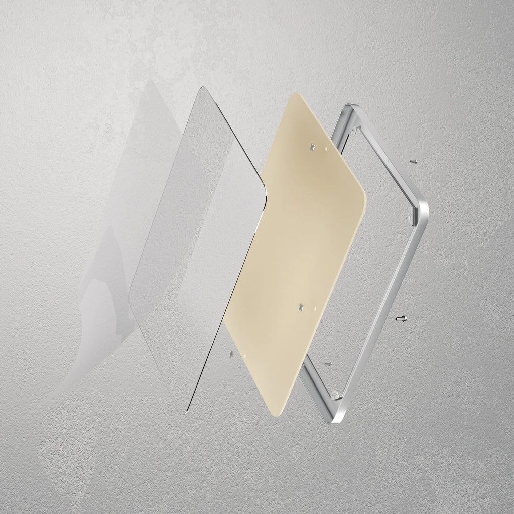 Wall Mirror Vanity Mirror, Bathroom Mirror with Rounded Corners, 1 Piece