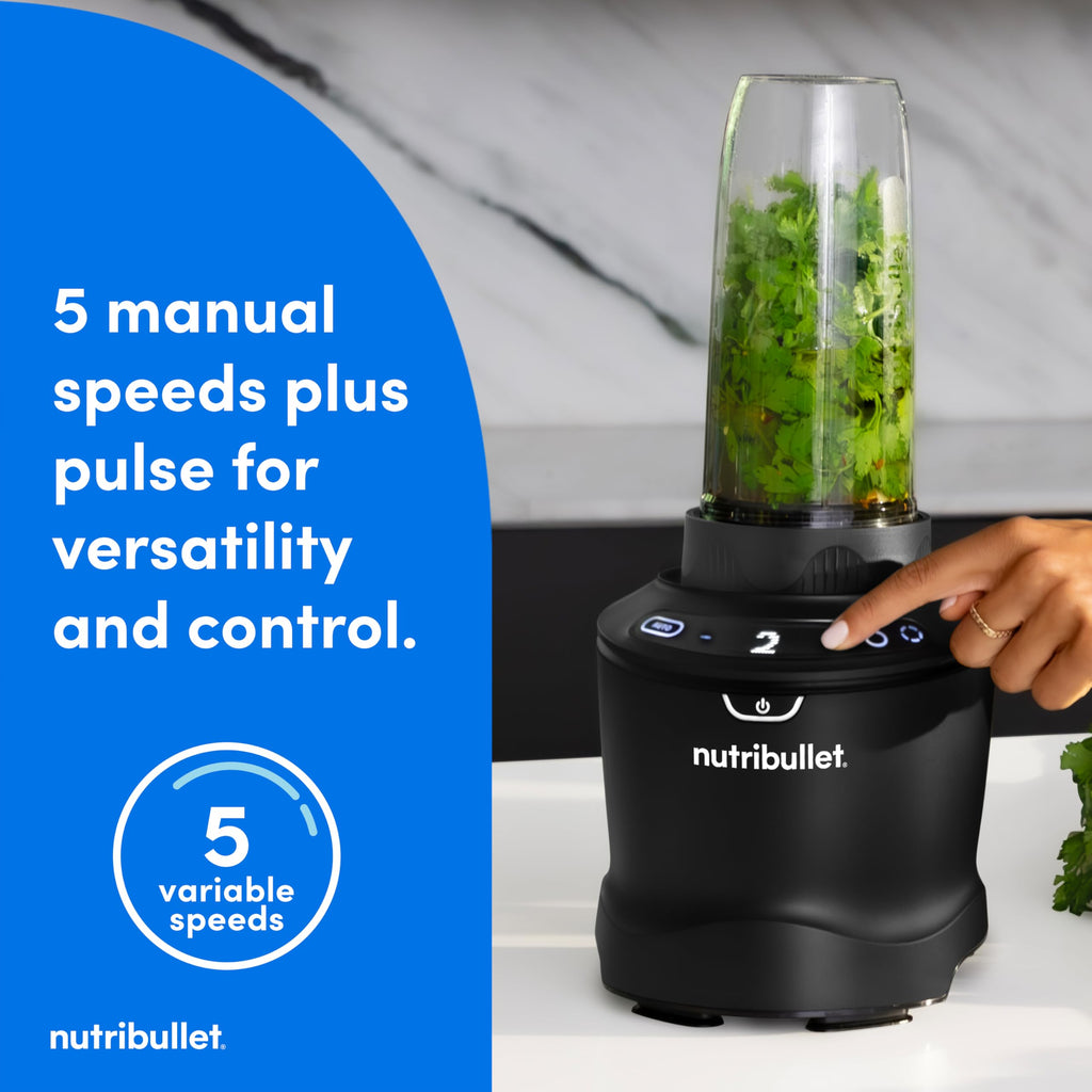 1400-Watt Blender Combo, Multi-Function Countertop Blender with Multiple Speed Settings, Gunmetal