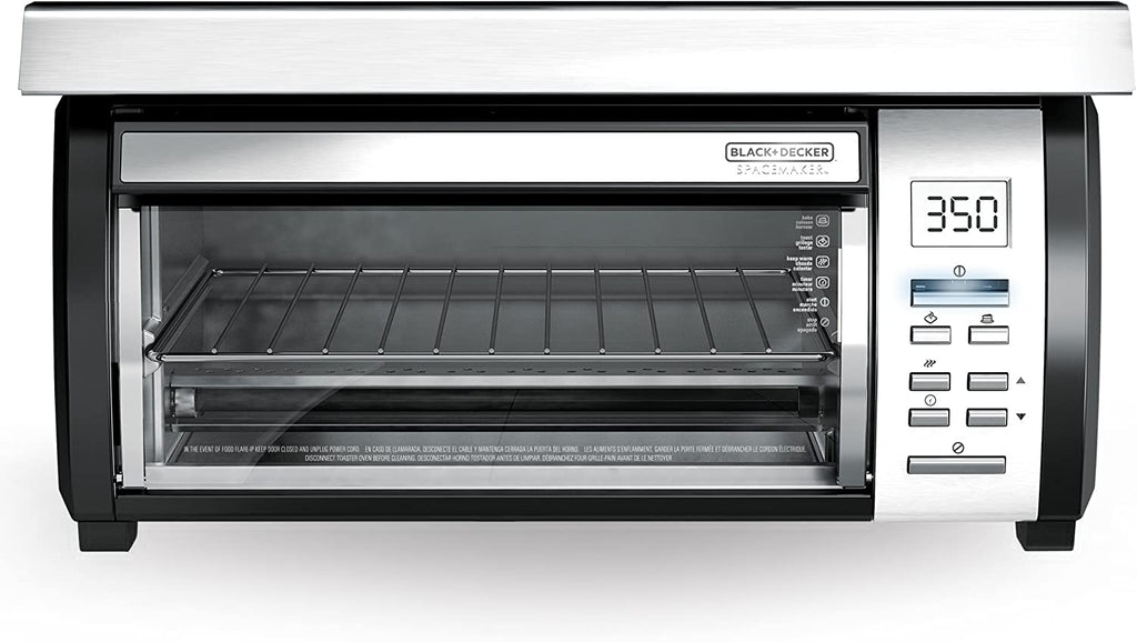 Under-Counter Toaster Oven with Digital Controls, Black/Stainless Steel, Fits 9-Inch Pizza