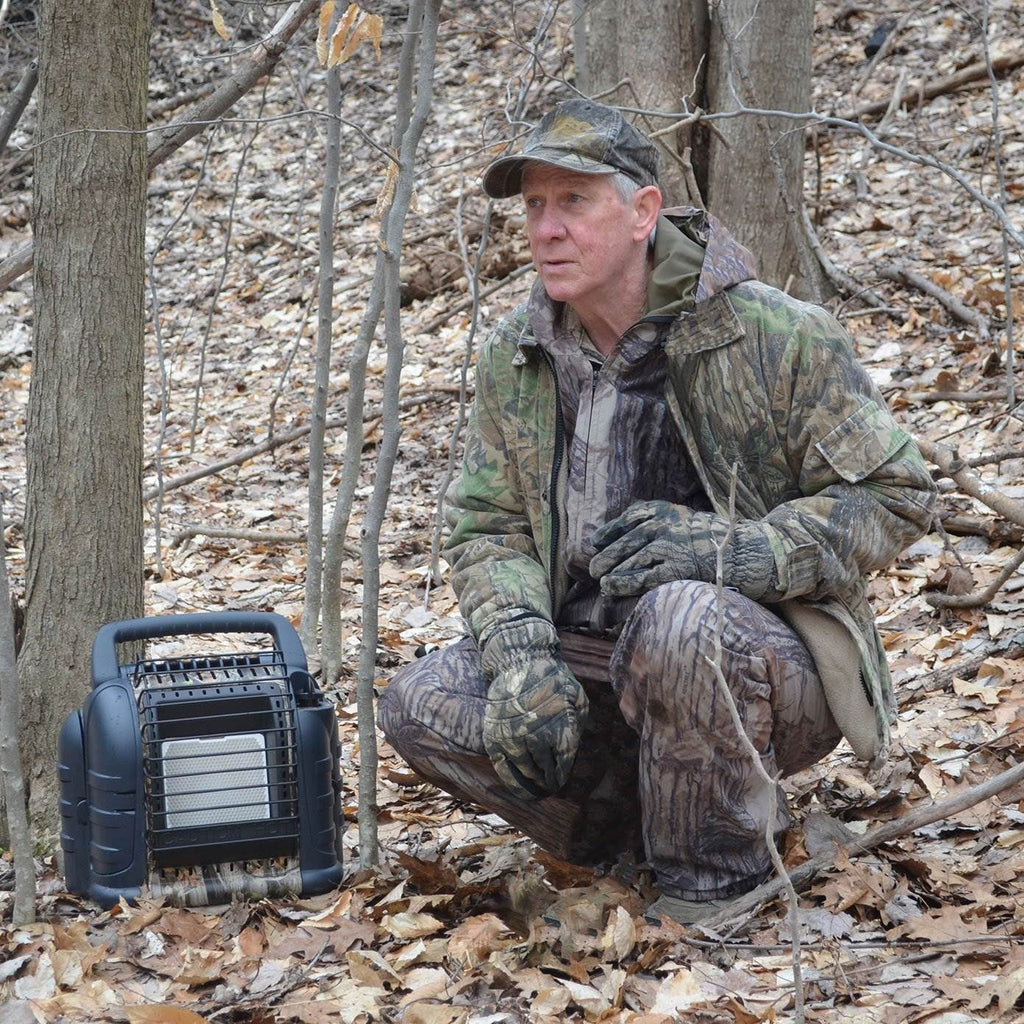 12,000 BTU Portable Propane Heater – 2 Heat Settings, ODS Safety Shut-Off, Camo