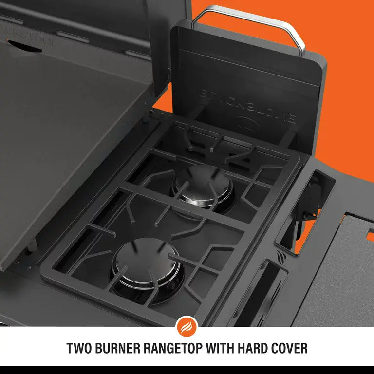 28" 5-Burner Propane Griddle with Range Top – 72,000 BTU Outdoor Cooking Station