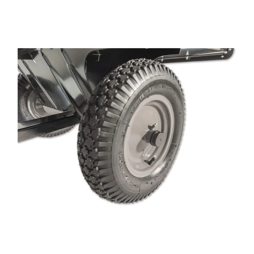 Utility Tow Behind Steel Dump Cart, 750 Pound Capacity