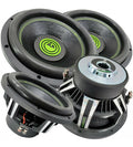 2-Pack 12-Inch 6000W Car Audio Subwoofers, 2-Ohm DVC