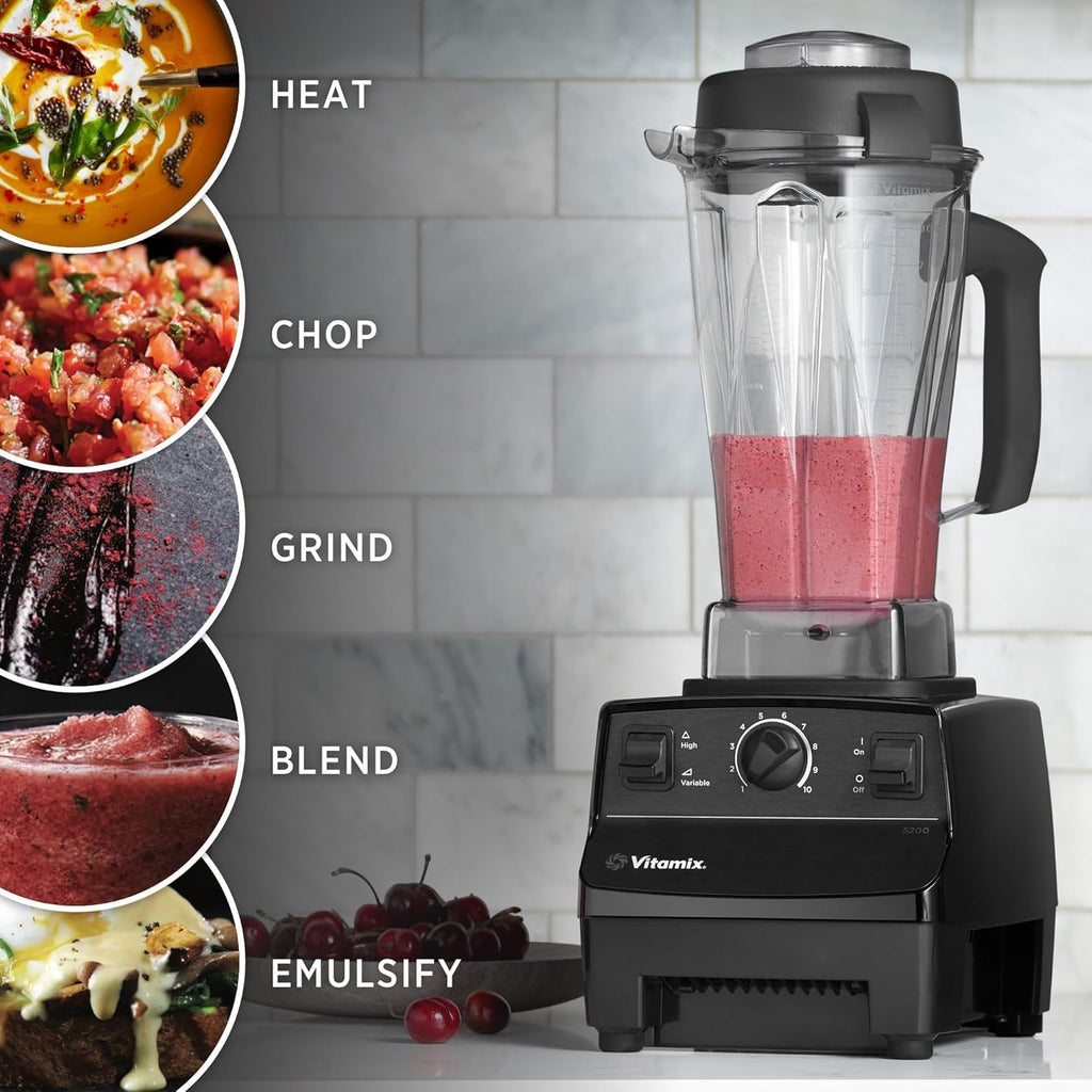 Blender with 64-Oz. Container, Self-Cleaning, Black