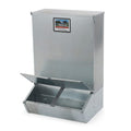 3.7 Bushel 2-Door Hog Feeder – Galvanized Steel Supplement Feeder for 8 Hogs