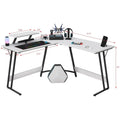 L Shaped Gaming Desk, Corner Computer PC Workstation for Gaming, Home Office and Study