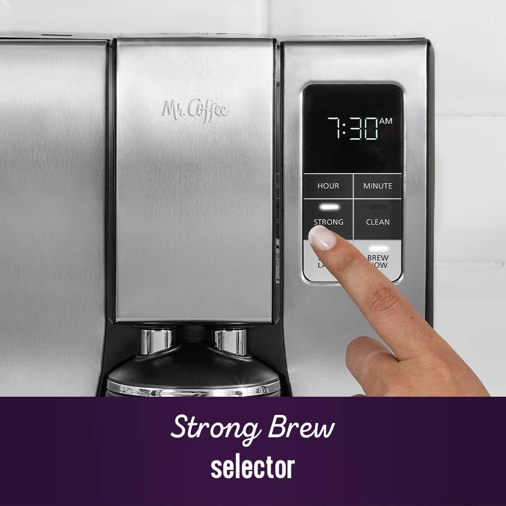10-Cup Programmable Coffee Maker – Thermal Carafe with Strong Brew Selector