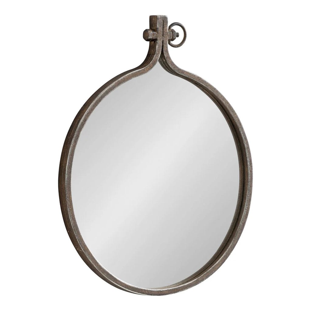 Modern Round Wall Mirror, Decorative Circular Accent Mirror for Living Room, Bedroom and Entryway
