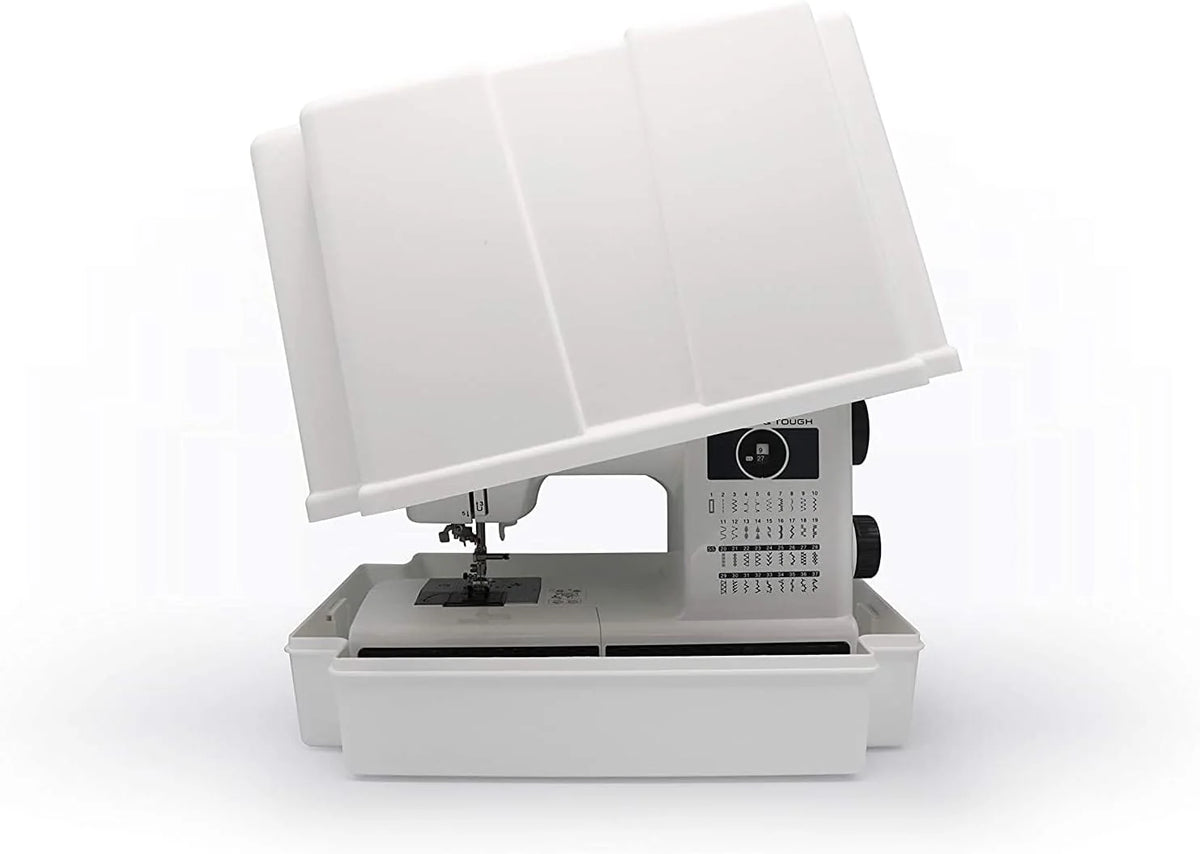 Computerized Sewing and Quilting Machine, 165 Built-in Stitches, LCD Display, Wide Table, 8 Included Presser Feet, White, 20 x 12 x 17 Inches