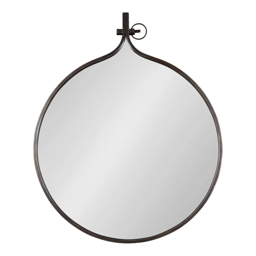 Modern Round Wall Mirror, Decorative Circular Accent Mirror for Living Room, Bedroom and Entryway