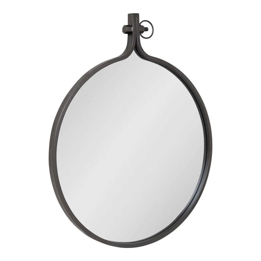 Modern Round Wall Mirror, Decorative Circular Accent Mirror for Living Room, Bedroom and Entryway