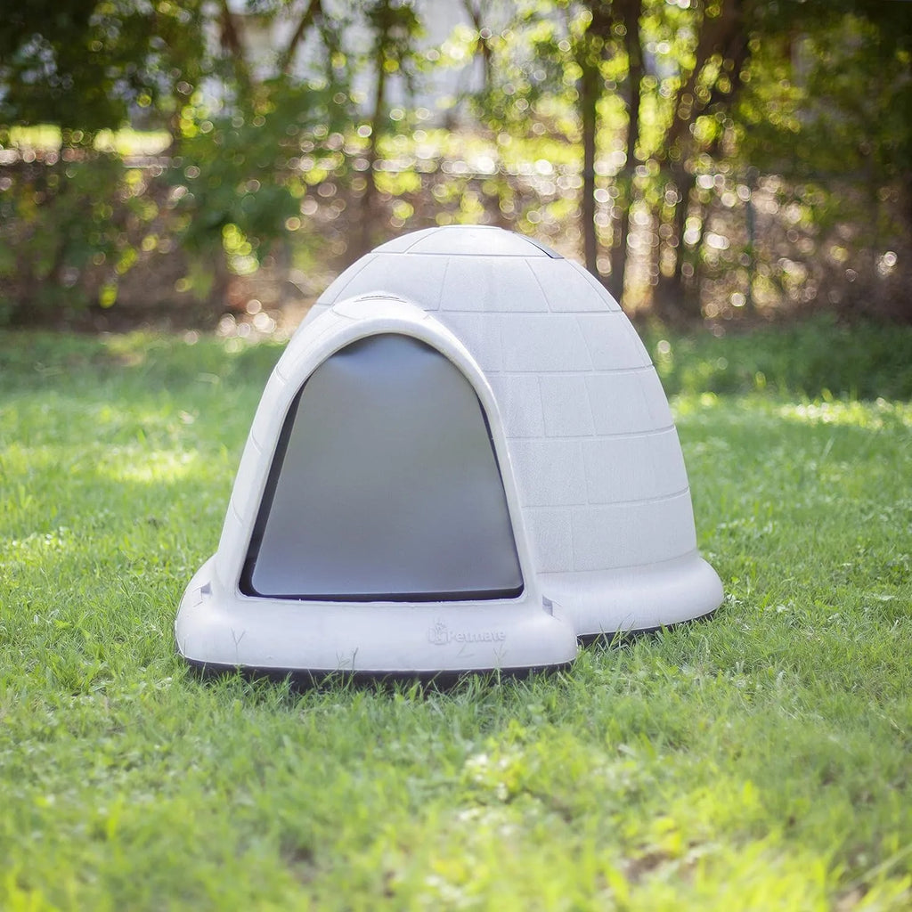 XL Igloo Dog House for 90–125 Lb. Dogs, All-Weather Pet Shelter, Made in USA