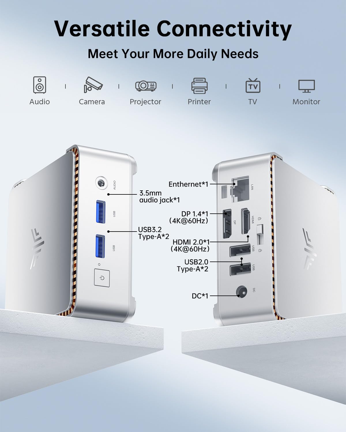 Mini PC, 16GB RAM, 512GB M.2 SSD, Compact Mini Computer for Home, Office and Everyday Computing
