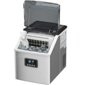 Stainless Steel Countertop Ice Maker – 48LBS/24H with Self-Clean Function