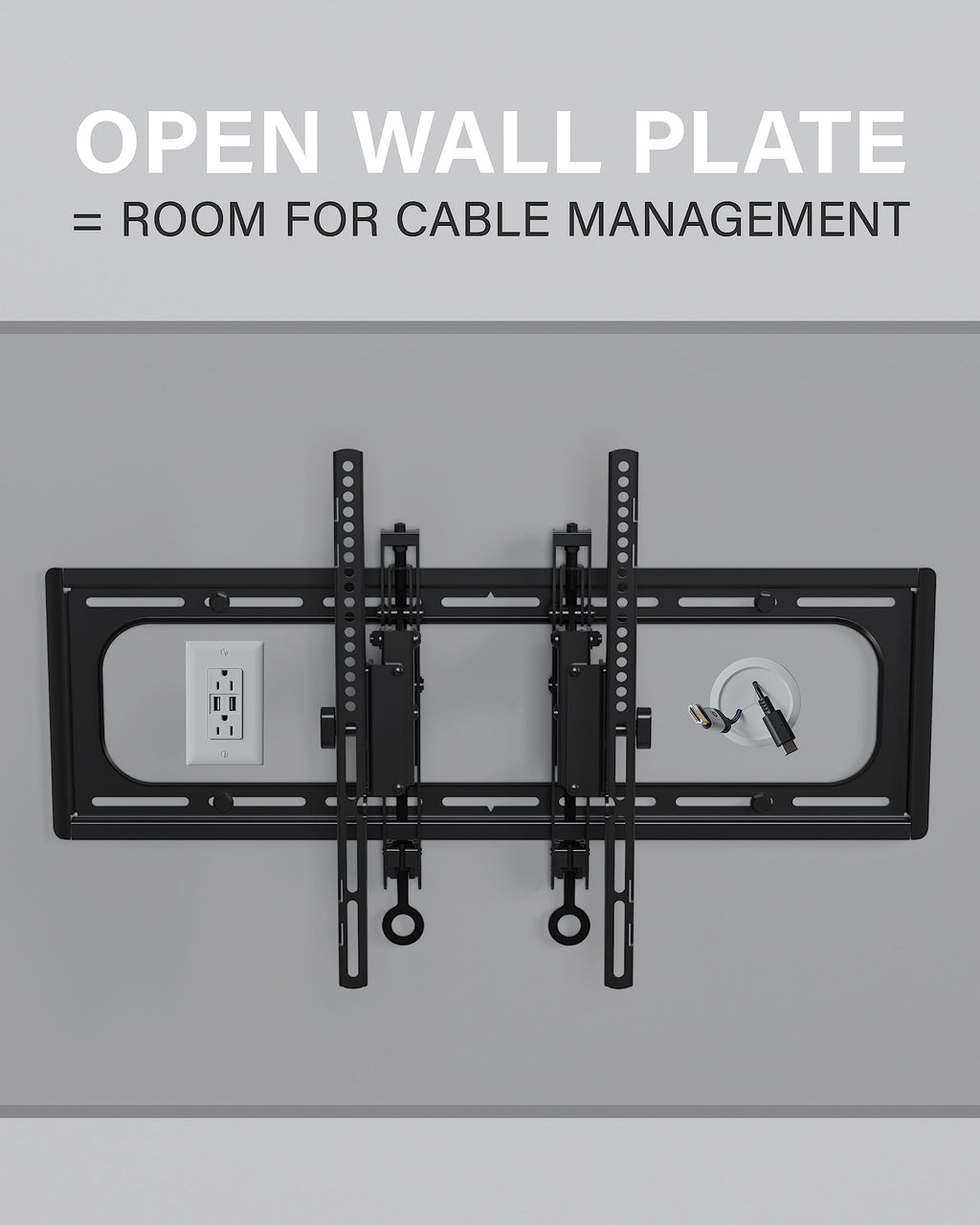 Tilting TV Wall Mount for Large TVs Up to 90 Inches, Heavy Duty Adjustable Flat Screen Television Bracket