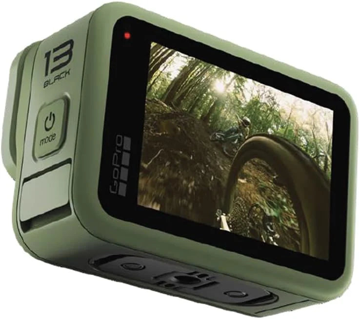 Waterproof Action Camera, 5.3K 60FPS Video, 27MP Photos, Wide-Angle Lens Compatibility, Black