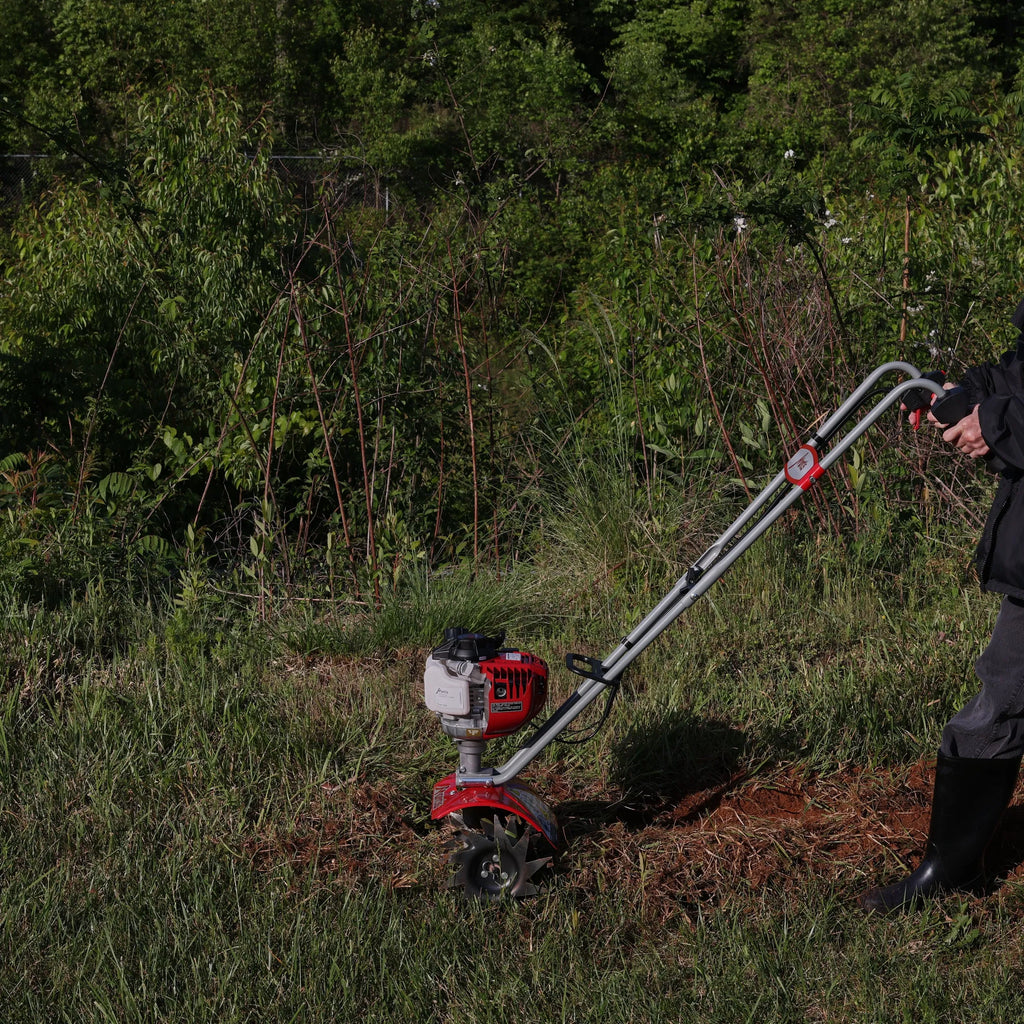 25cc 9-Inch Front-Tine Forward-Rotating Mini Tiller/Cultivator