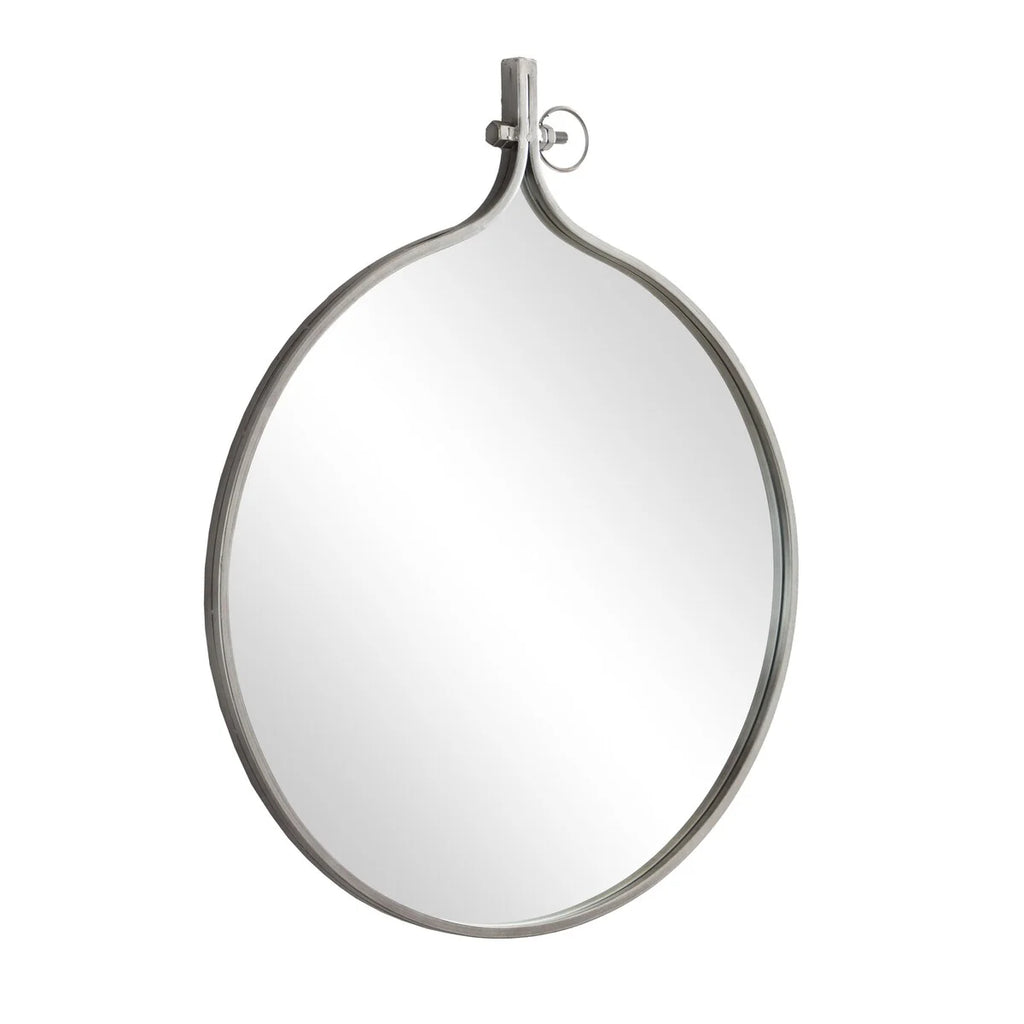 Modern Round Wall Mirror, Decorative Circular Accent Mirror for Living Room, Bedroom and Entryway