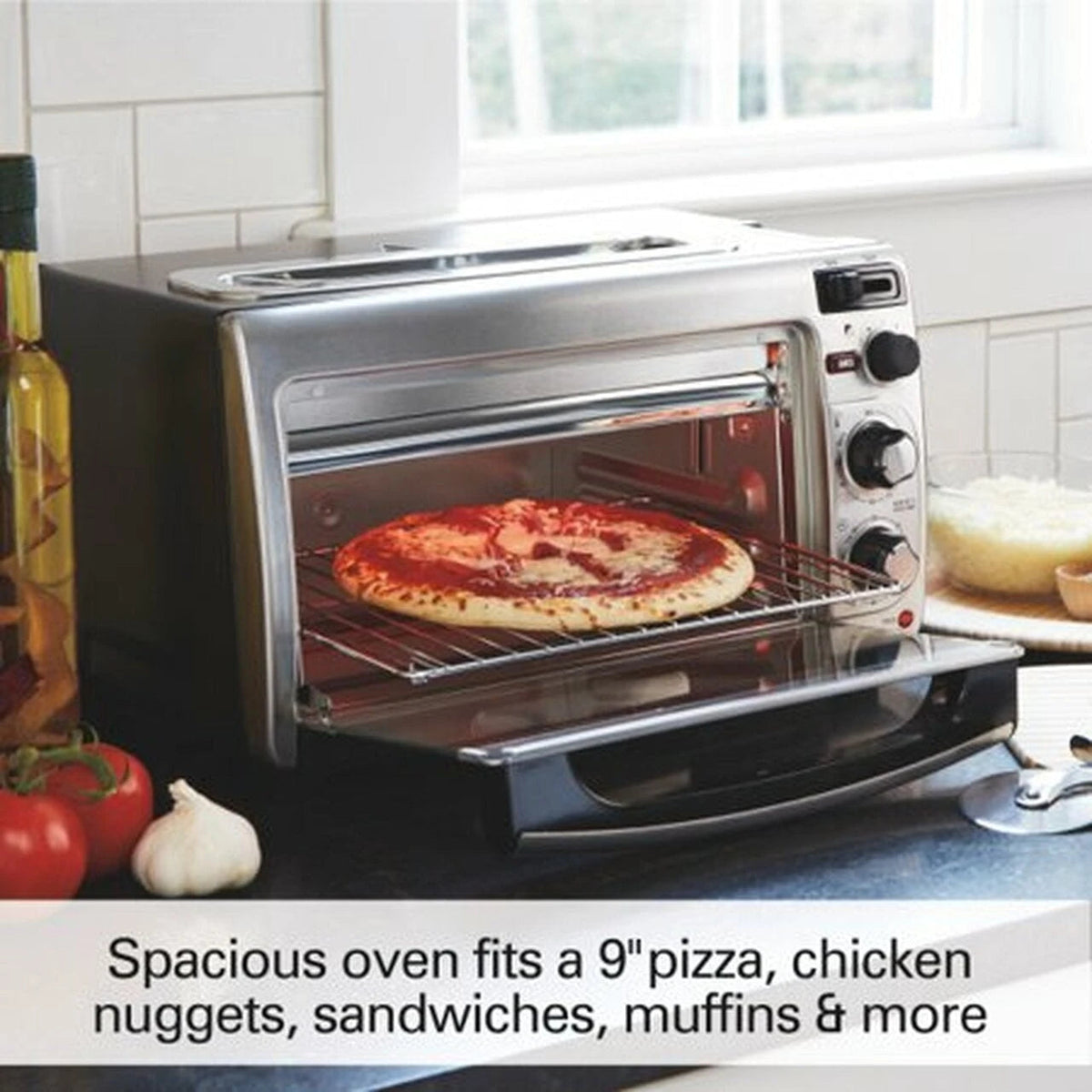 2-in-1 Countertop Oven and Toaster