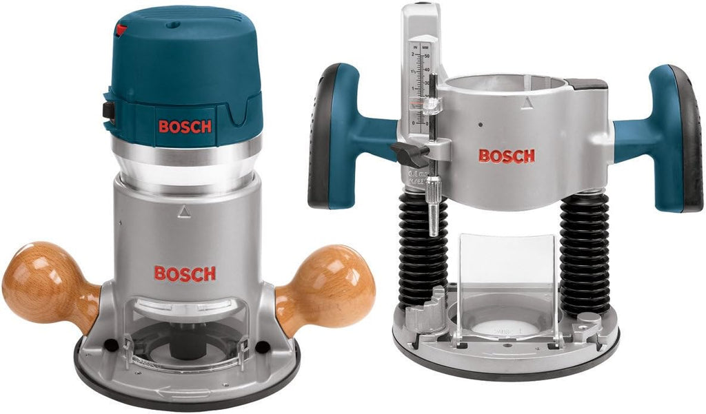 12-Amp 2.25 HP Variable-Speed Router Combo Kit with Plunge Router and Fixed Base