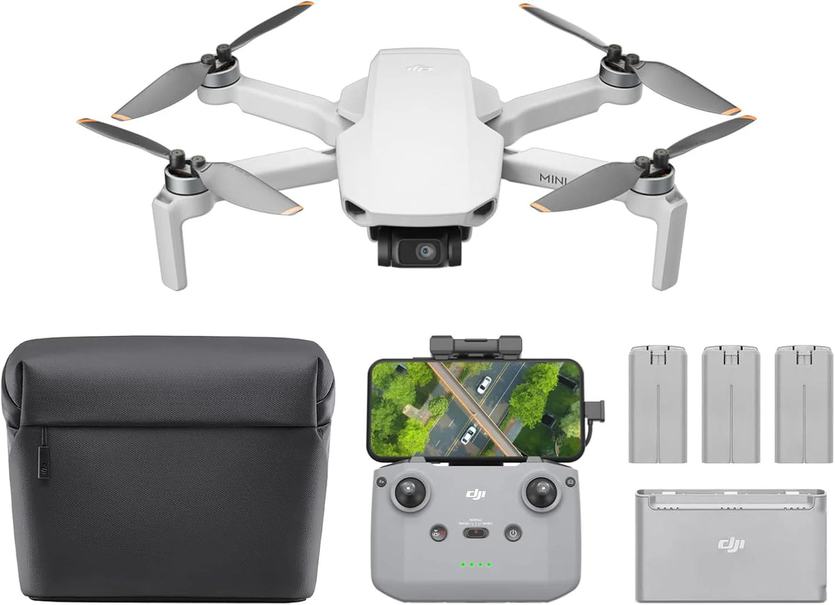 4K UHD Camera Drone Under 249g with 3-Axis Gimbal, 10 km Video Transmission, Auto Return and 31-Min. Flight Time