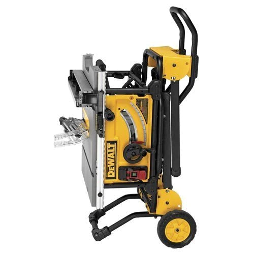 10" 15A Table Saw with Rolling Stand – 32-1/2" Rip Capacity, Portable Jobsite Saw