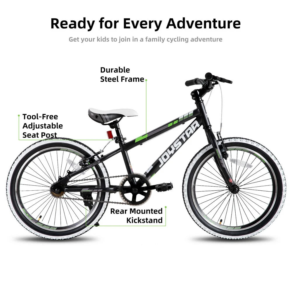 20-Inch/24-Inch Kids Mountain Bike, Single-Speed Bicycle