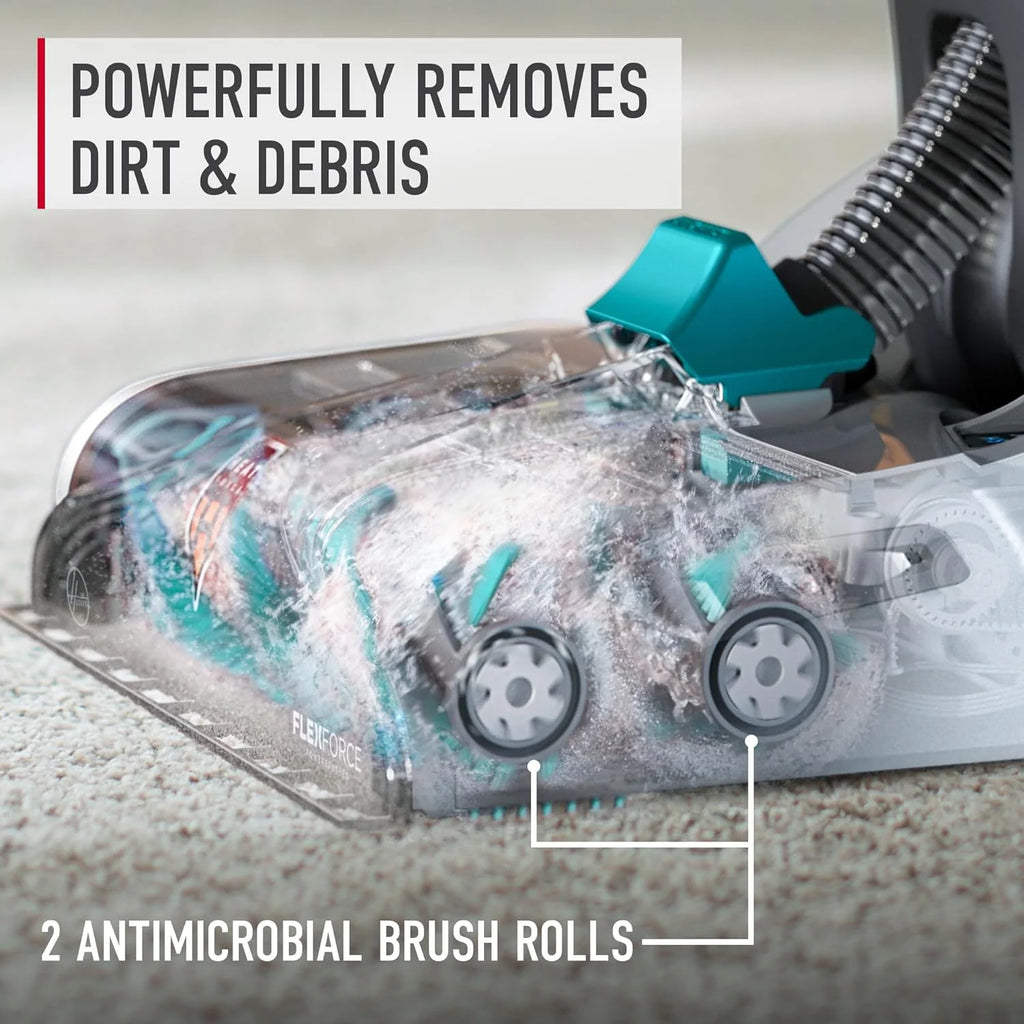 Automatic Carpet Cleaner Machine for Carpet and Upholstery, Deep Cleaning Shampooer, Turquoise