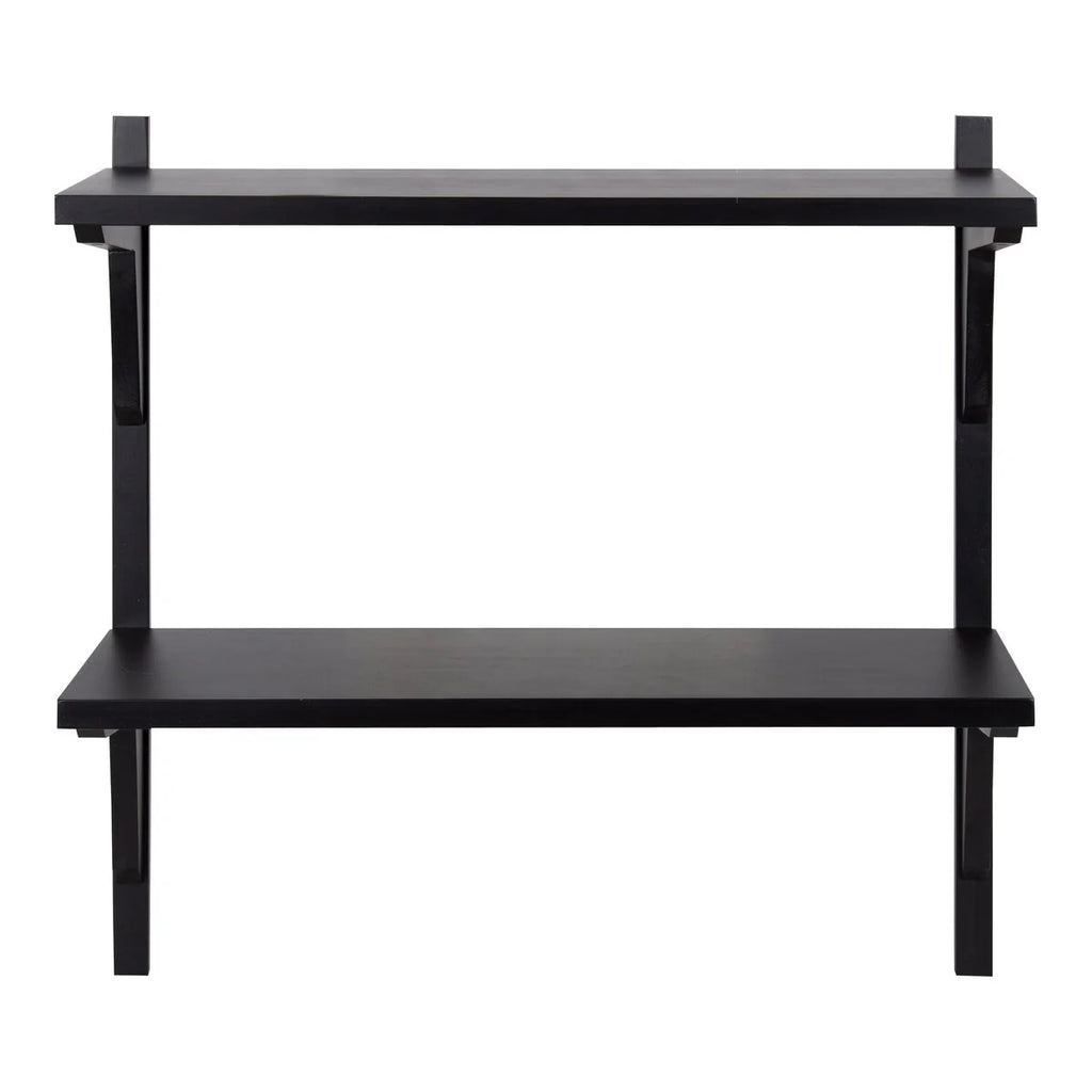 Mid-Century Wall Shelves, 24x8x24 Inch Decorative Wall Mounted Storage and Display Shelving for Home Decor
