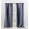 Blackout Curtain Single Panel, Back Tab and Rod Pocket Window Curtain