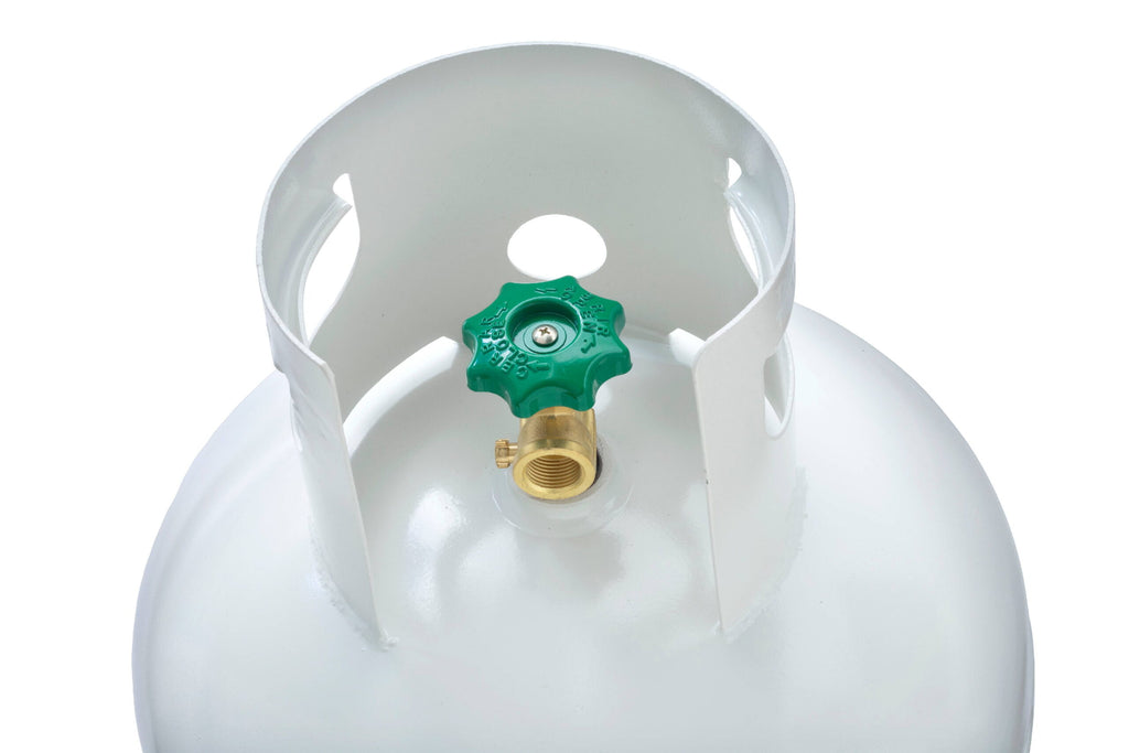 100 lb Steel Propane Cylinder POL Valve (Ships Empty)