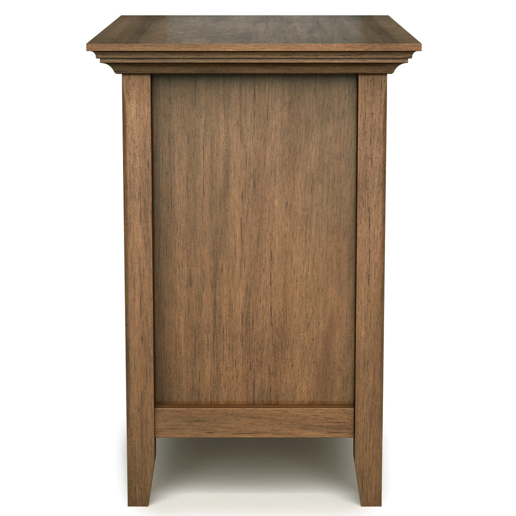 24 Inch Wide Solid Wood Nightstand, Bedside Table and Bedroom End Table
