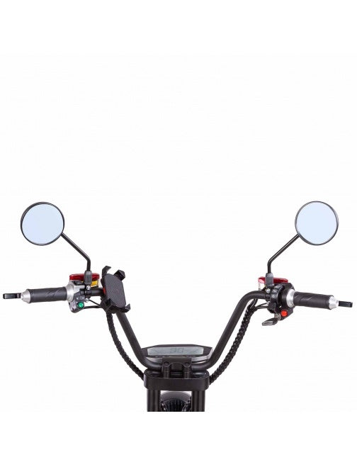 3000W 60V Dual-Seat Electric Scooter – Chopper-Style City Commuter