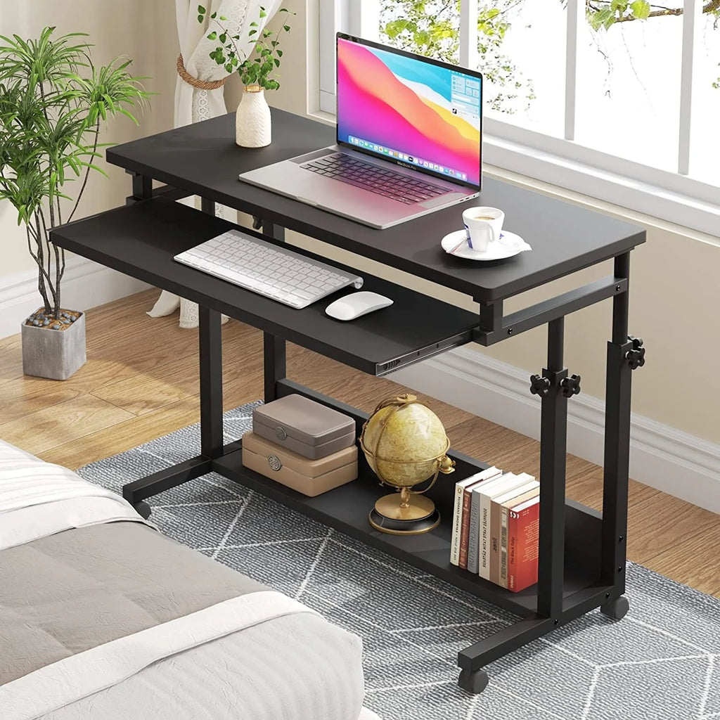 Height Adjustable Laptop Desk, Portable Sofa and Bed Table for Work and Study