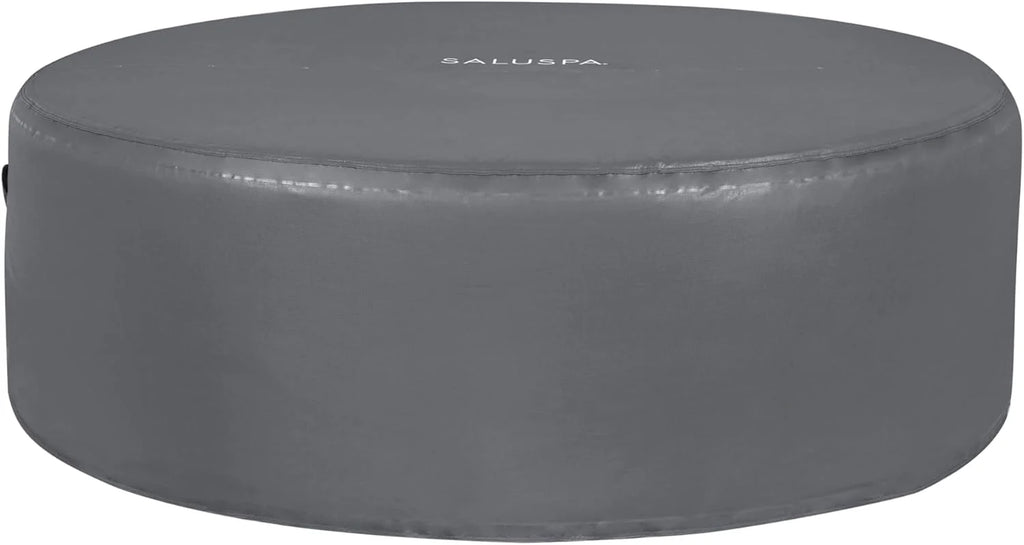 71 x 26-Inch Inflatable Hot Tub Spa for 2-4 Persons, Portable, with 2 Covers, Black