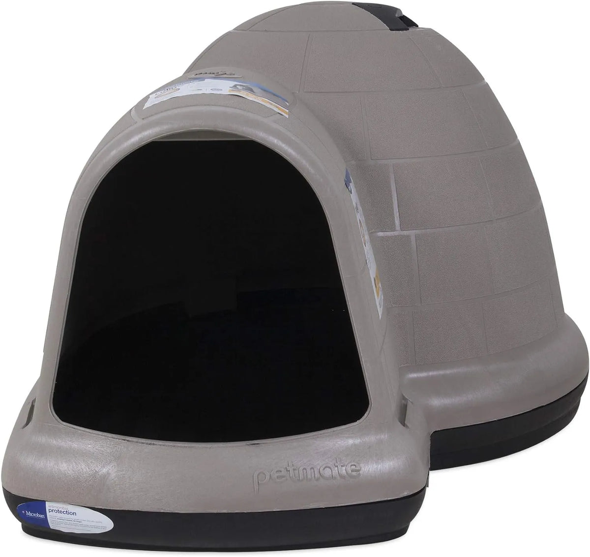 XL Igloo Dog House for 90–125 Lb. Dogs, All-Weather Pet Shelter, Made in USA