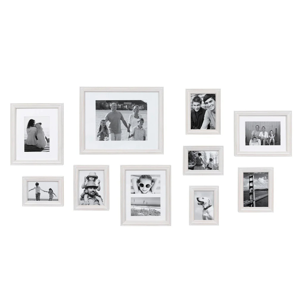 10-Piece Wood Gallery Wall Picture Frame Set, Decorative Photo Display Frames for Living Room, Bedroom and Home Decor