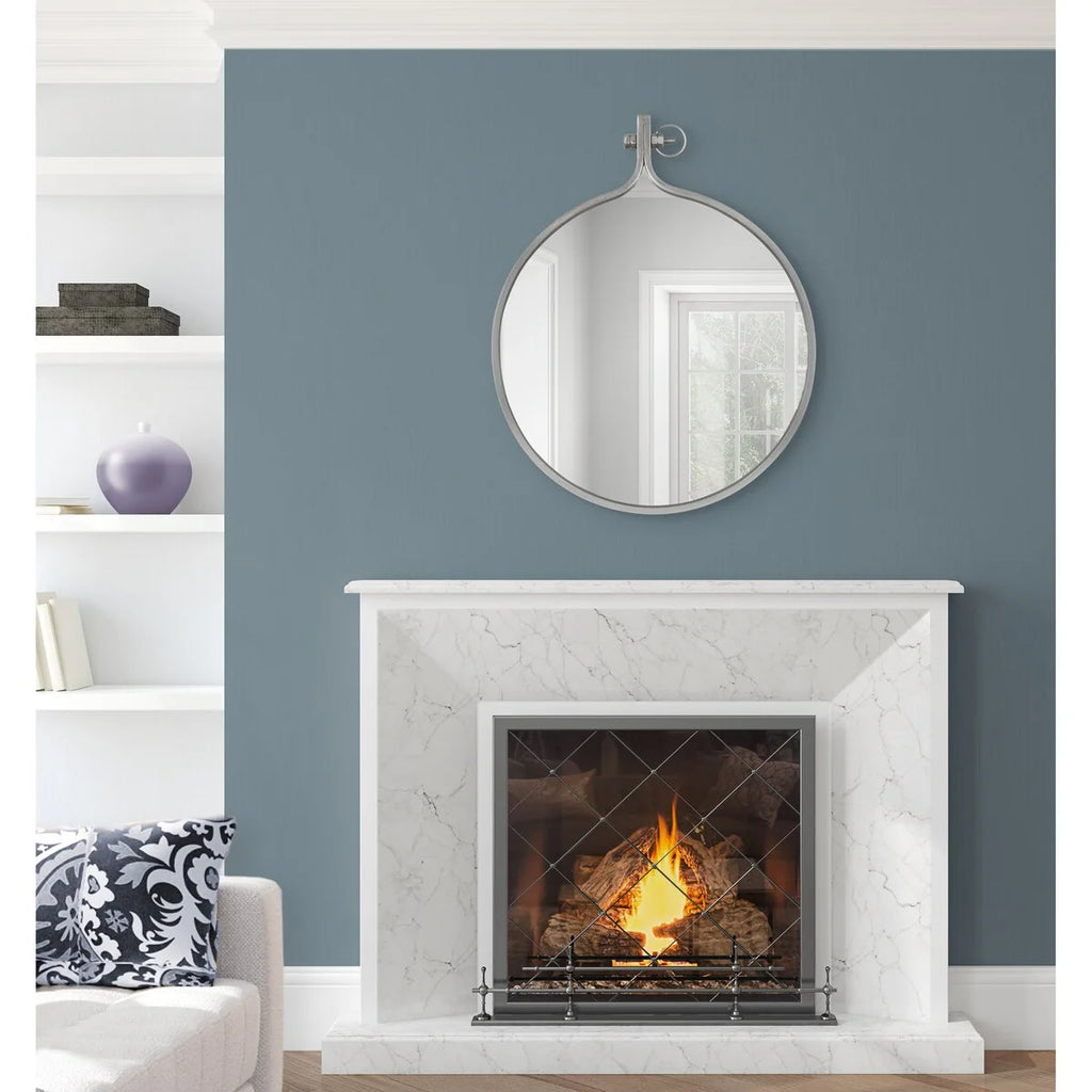 Modern Round Wall Mirror, Decorative Circular Accent Mirror for Living Room, Bedroom and Entryway
