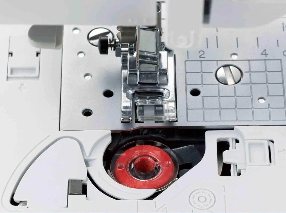 Computerized Sewing and Quilting Machine, 165 Built-in Stitches, LCD Display, Wide Table, 8 Included Presser Feet, White, 20 x 12 x 17 Inches