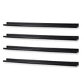 Set of 4 Floating Wall Shelves, 46 Inch Picture Ledge Display Shelves for Photos, Artwork and Home Decor