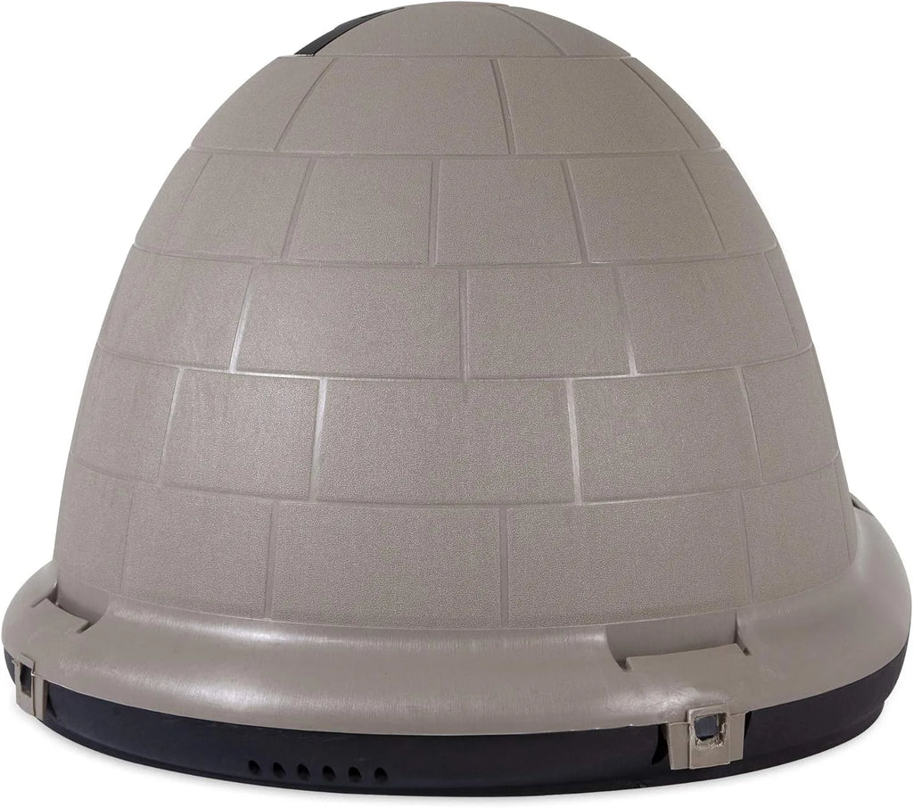 XL Igloo Dog House for 90–125 Lb. Dogs, All-Weather Pet Shelter, Made in USA